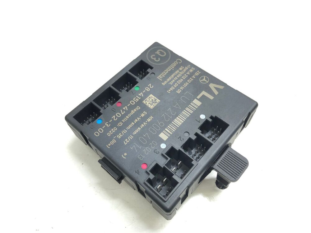 2012-2018 Mercedes CLS550 Left Driver Front Door Control Module OEM