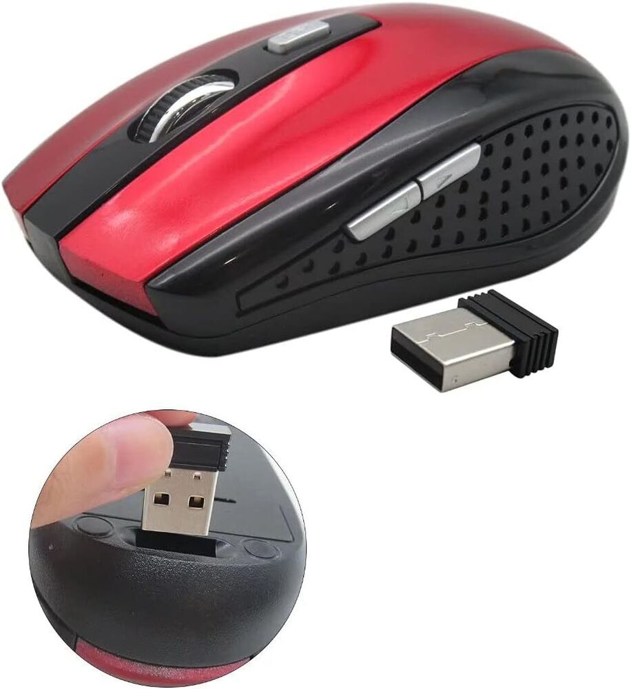 2.4GHz Dual Wireless Optical Mice with USB Receiver
