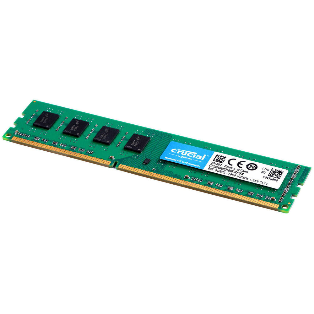 Crucial 8GB DDR3L 1.35V 1600MHz RAM Module