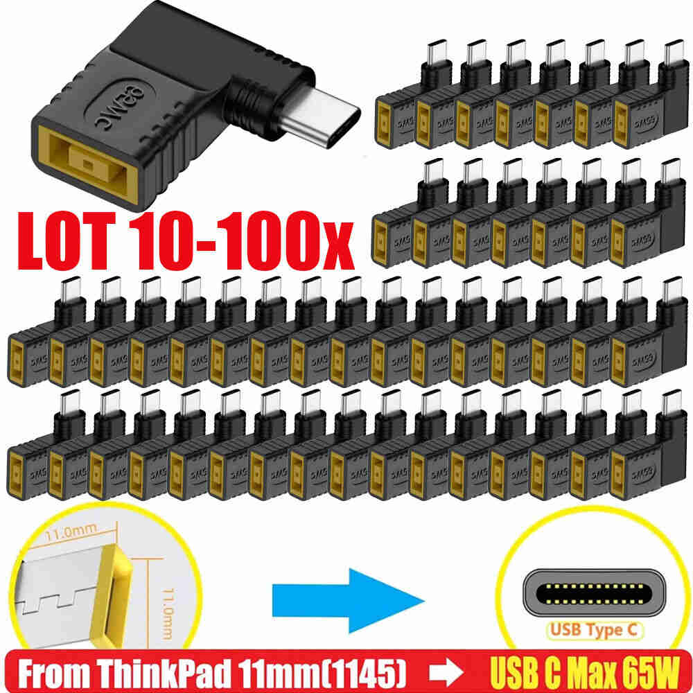 Lenovo Laptop USB-C to PD Charger Adapter