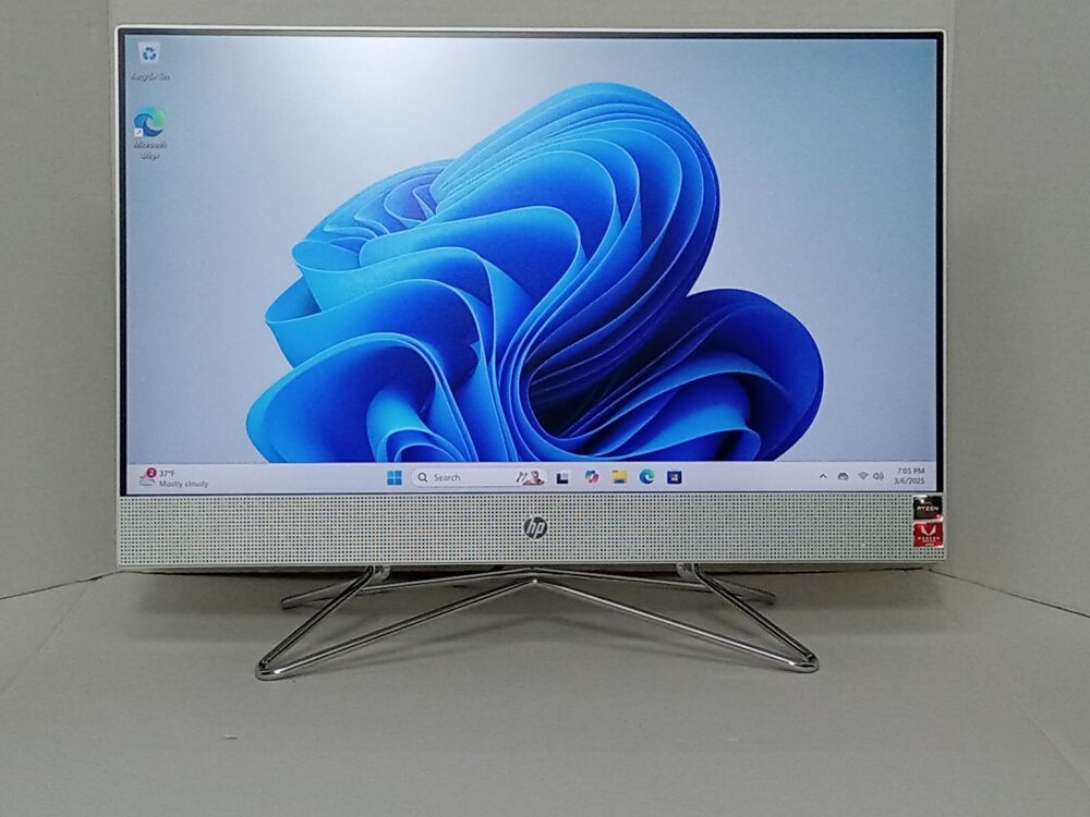 HP 24” All-in-One Touchscreen Desktop with AMD Ryzen 5, 12GB RAM, 256GB NVMe SSD, Windows 11 Home