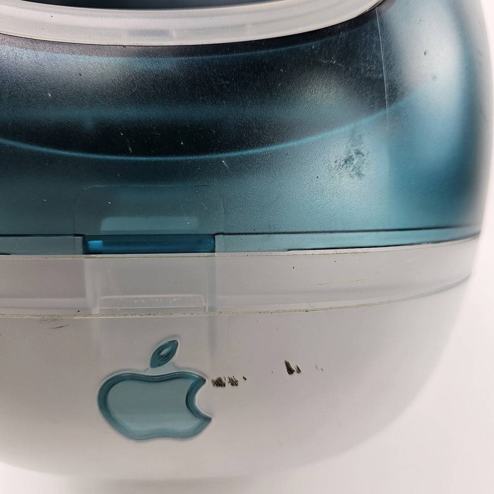 1998 Apple iMac G3 Bondi Blue Teal iMac Computer (No Mouse Keyboard)