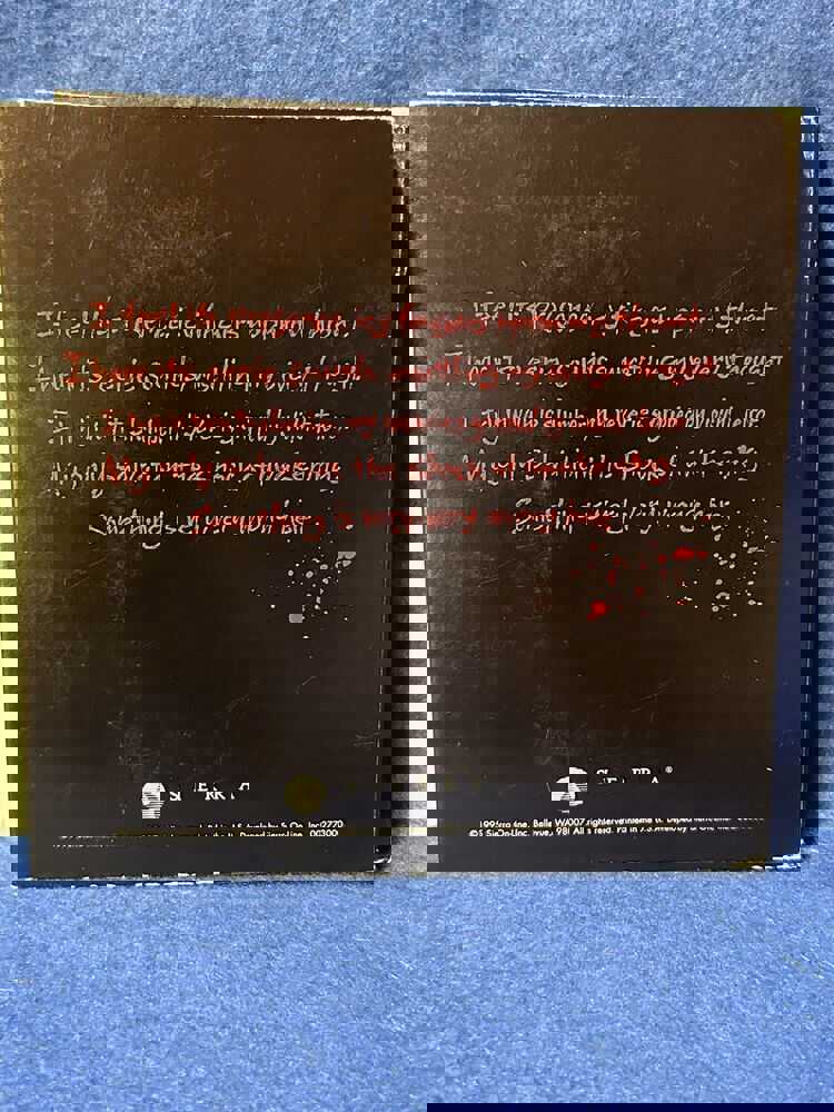 Phantasmagoria PC Computer Game 7 Disc Set for Windows CD WIN 95 Sierra 1995