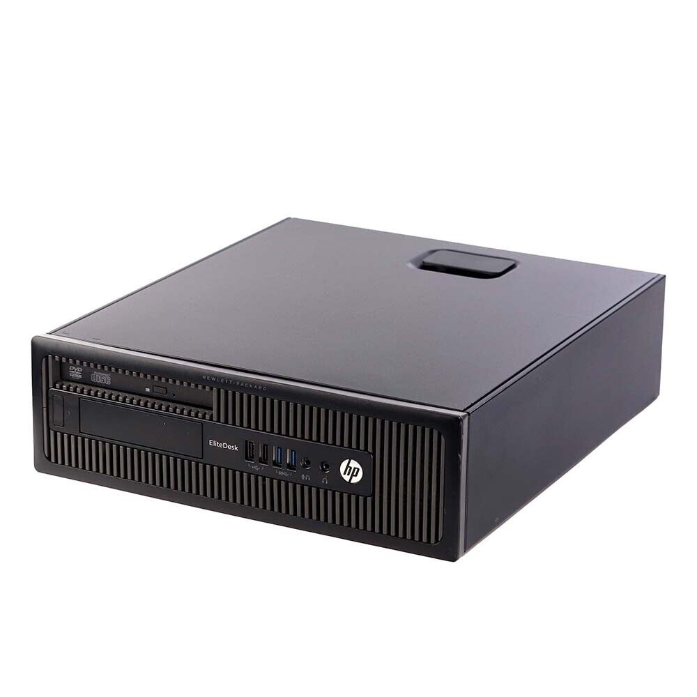 HP EliteDesk Desktop Computer - Core i5 4th Gen, 16GB RAM, 256GB SSD, WiFi, Windows 10