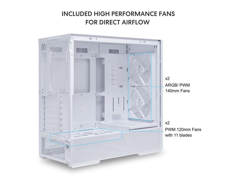 LIAN LI LANCOOL 207 Compact ATX RGB Gaming Computer Case