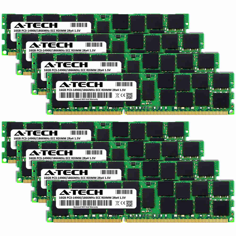 128GB 8x 16GB PC3-14900R RDIMM Dell Precision T7600 Memory RAM