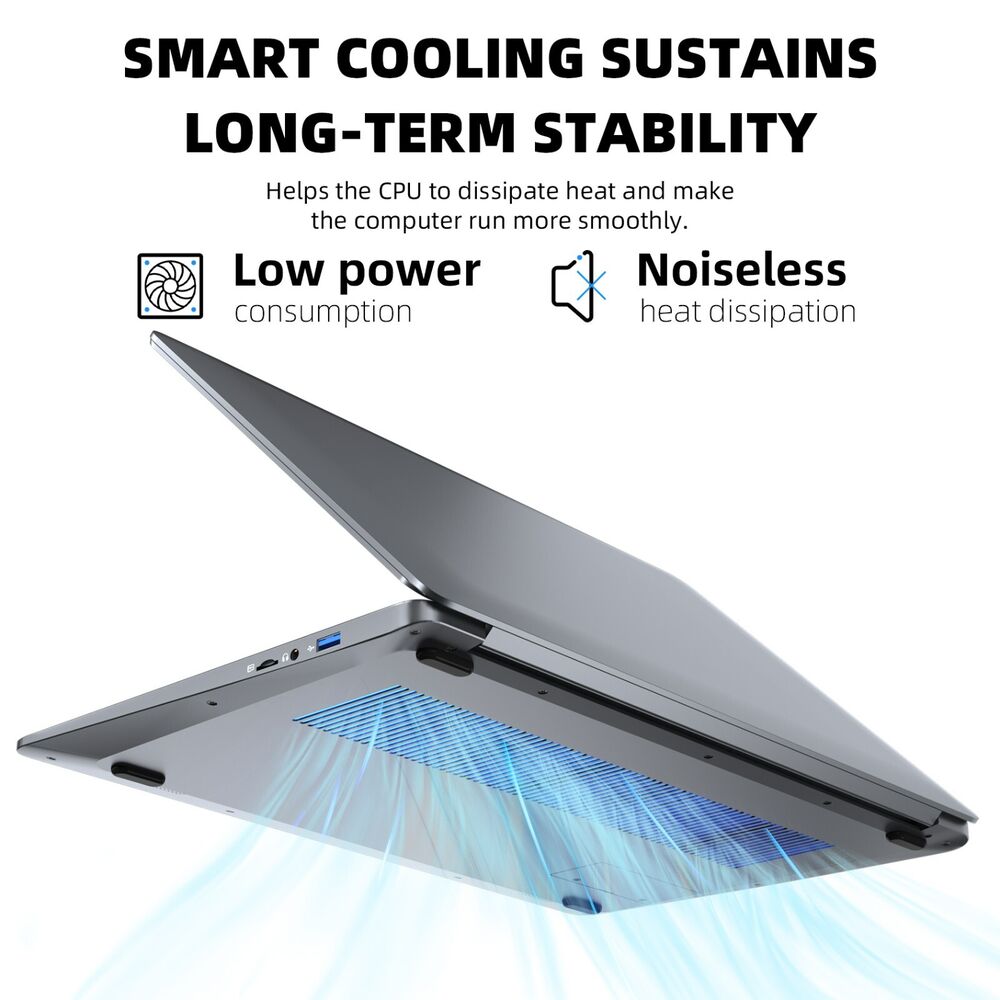 SGIN 15.6 Inch Laptop with 8GB RAM and 256GB SSD, Dual-Core Wi-Fi up to 2.5GHz