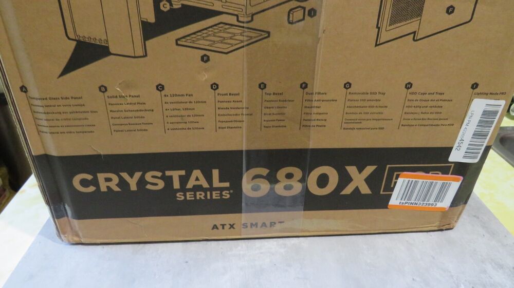 CORSAIR Crystal Series 680X RGB High Airflow Tempered Glass ATX Smart Case