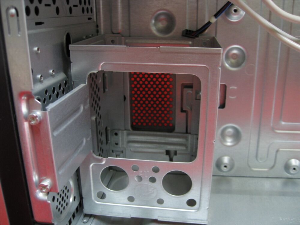 HP Pavilion P6000 PC Empty Case for DIY Computer Tower with Fan, Power Button, and Screws