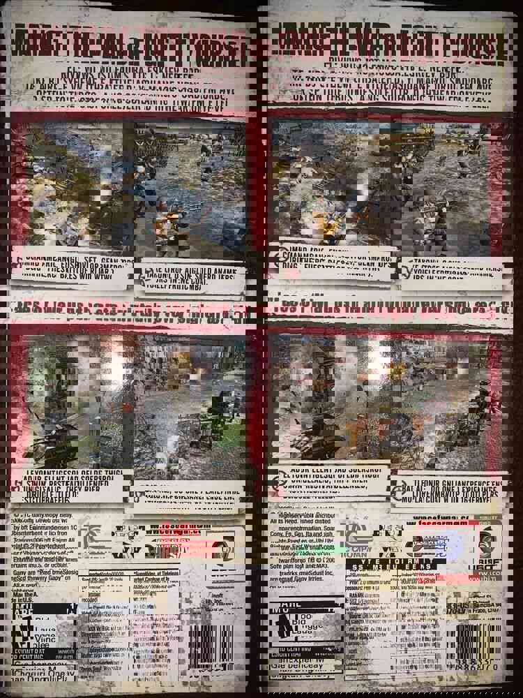 Faces of War PC Game - Complete 3 Disc Set with Mint Condition Discs