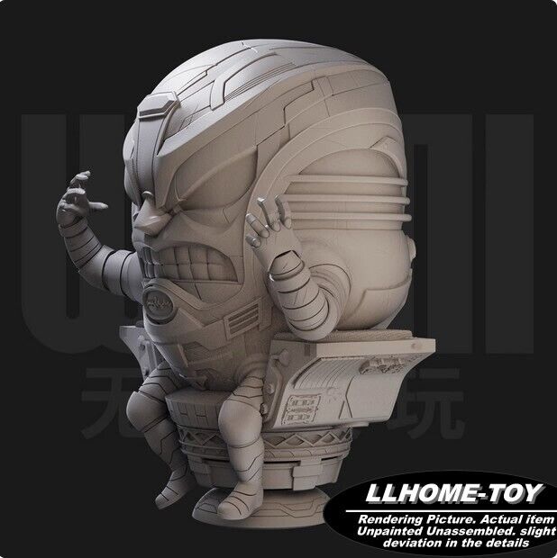 Anime Humanoid Computer M.O.D.O.K. Angry Resin 3D Print GK Figure DIY Model