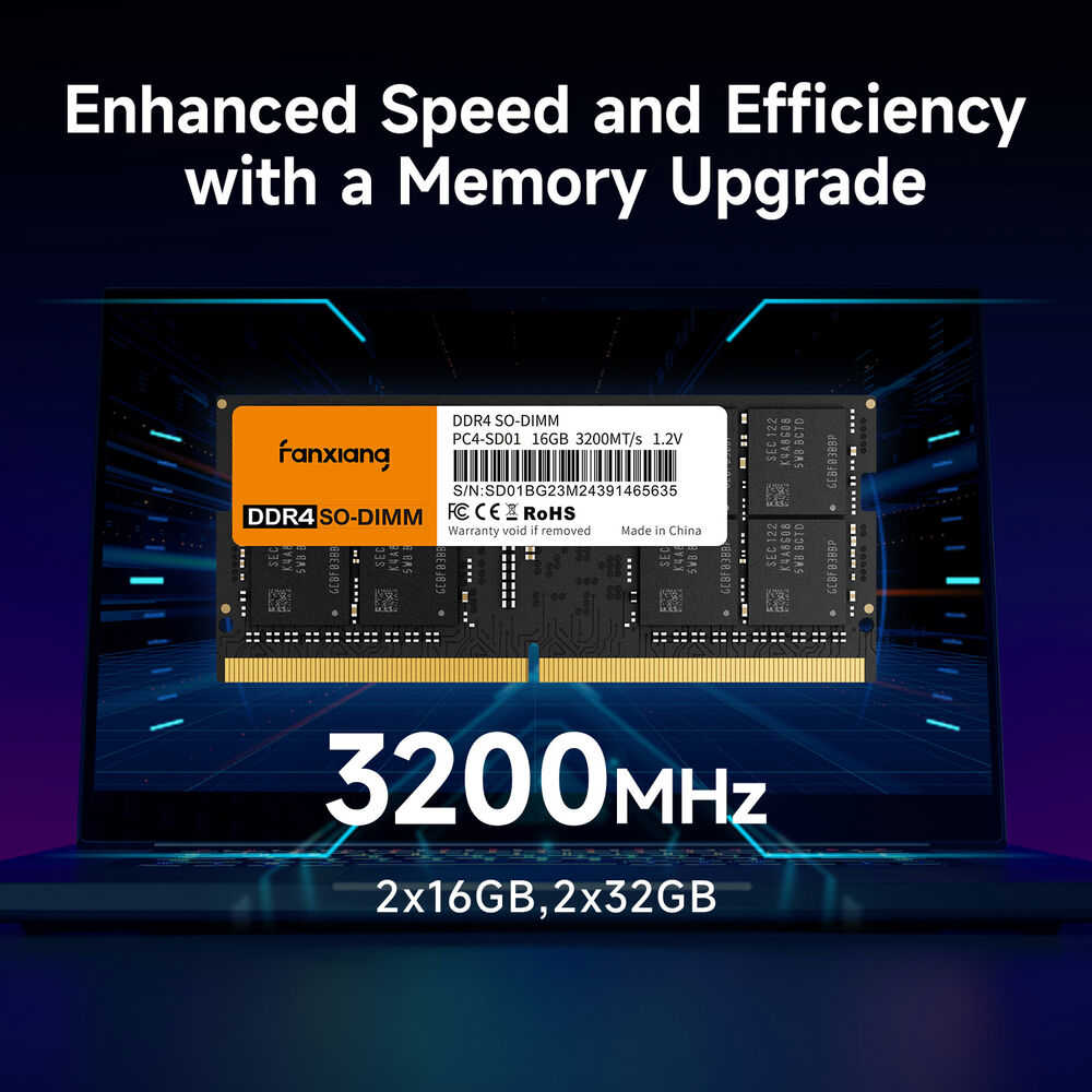 Fanxiang DDR4 32GB (2 x 16GB) PC Memory RAM Sodimm 3200MHz (PC4 25600) 260-Pin