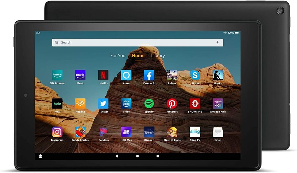 Amazon Kindle Fire HD 10 Tablet (10.1", 32GB) Black 11th Gen 2021 Edition - With Ads