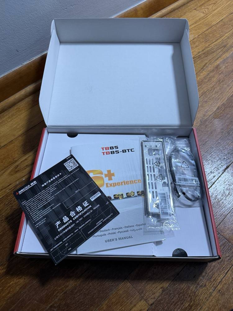 BIOSTAR TB85 Motherboard - Brand New with Original Box