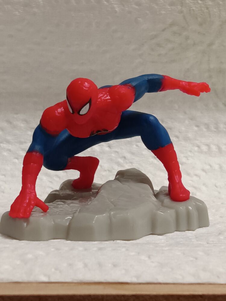 Spiderman Mini Figurines Complete Set Of (6) Pcs Loose Pcs