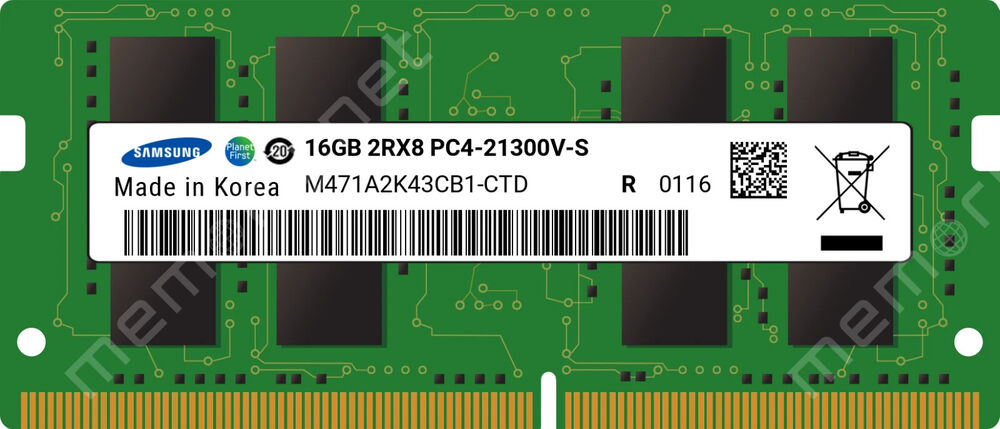 Samsung 16GB DDR4 2666MHz SODIMM Laptop RAM Memory Module