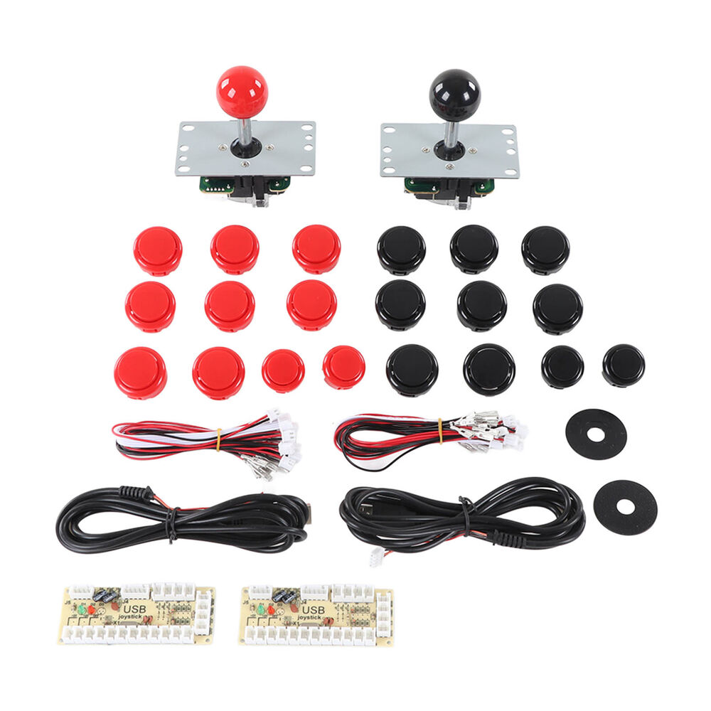 2 Player Game DIY Kit With USB Computer Joystick Circuit Board