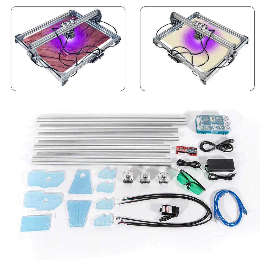 DIY Laser Engraver CNC Machine for Engraving and Cutting
