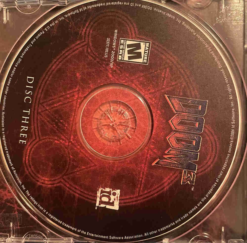 Doom 3 - Big Box PC Computer Game Complete Three Disc Set - PC, 2004