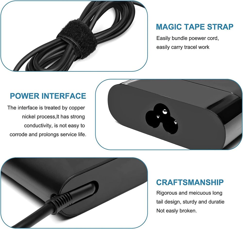135W Adapter Charger for HP Spectre x360 Pavilion Gaming 15 17 15 ec0013dx