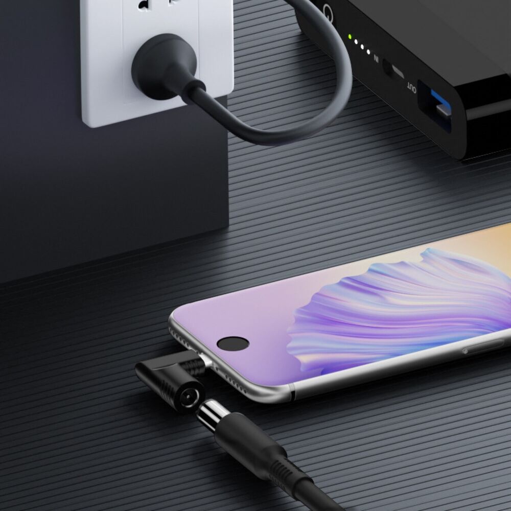 65W USB Type C Laptop Charger with PD Power Converter and Charging Cable Adapter