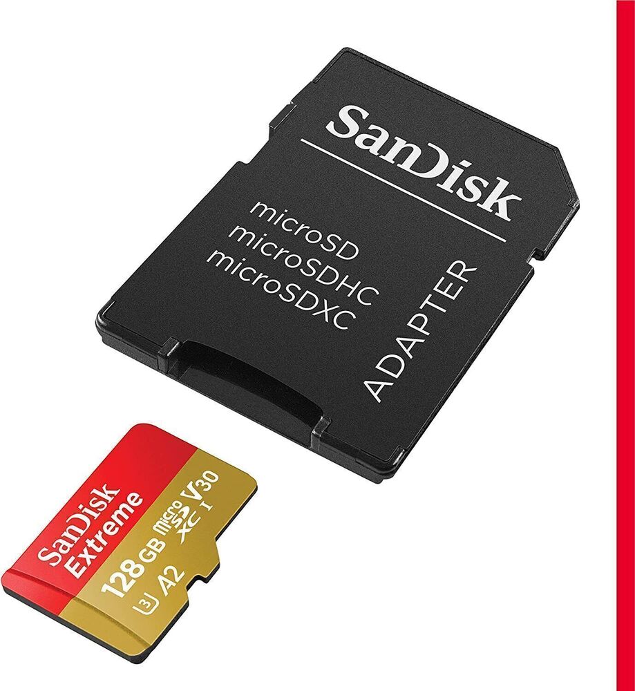SanDisk Micro SD Card 128GB/256GB Extreme Pro Ultra Memory Cards with 170MB/s Speed