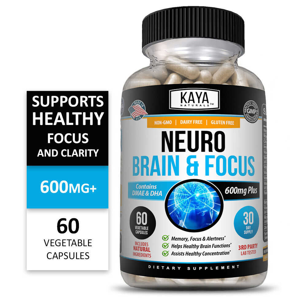 Brain Health & Memory Booster - Nootropic Supplement for Focus and Clarity