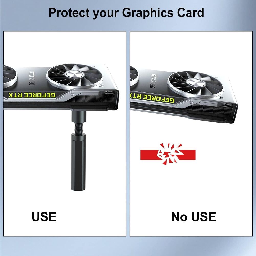 Graphics Card GPU Support Bracket: Anti-Sag Video Card Stand Holder