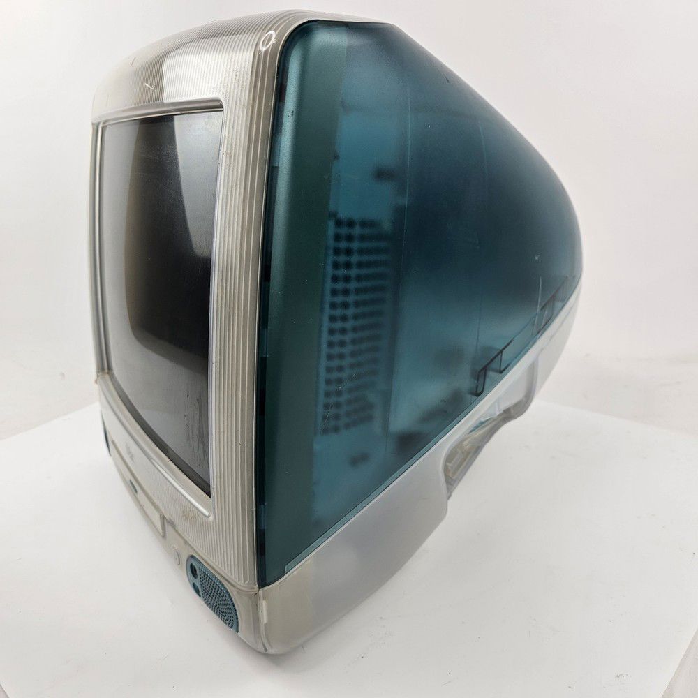 1998 Apple iMac G3 Bondi Blue Teal iMac Computer (No Mouse Keyboard)