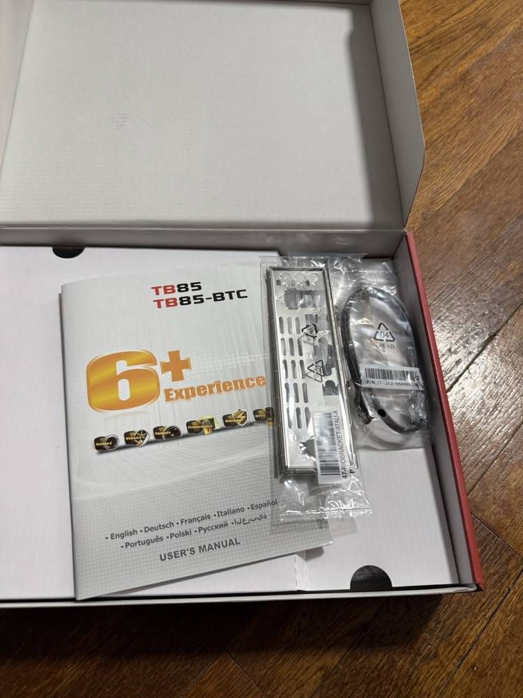 BIOSTAR TB85 Motherboard - Brand New with Original Box