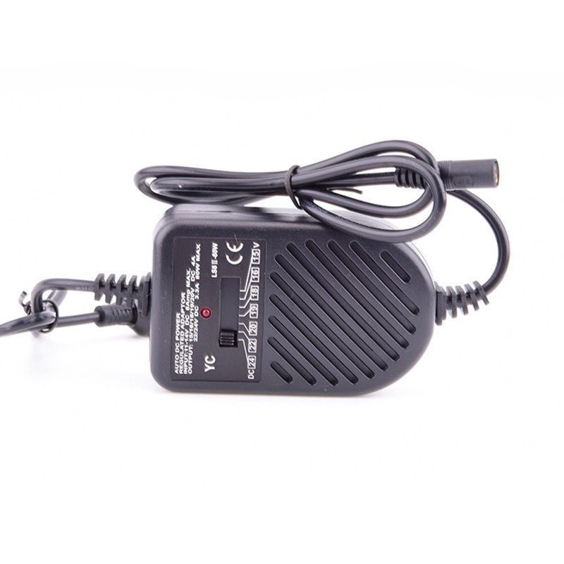 80W Universal Car Charger Power Supply Adapter for Laptops - Compatible with SONY, HP, IBM, Dell (US Plug)