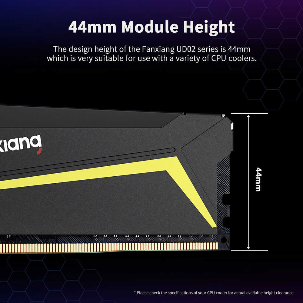 Fanxiang DDR4 32GB (2x16GB) PC Memory RAM 3200MHz (PC4 25600) for Intel XMP