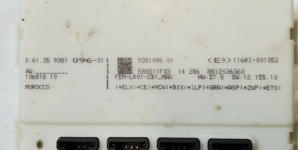 BMW F30 F32 F22 N55 DME Engine Computer Control Module with 2 Keys Ignition Set OEM