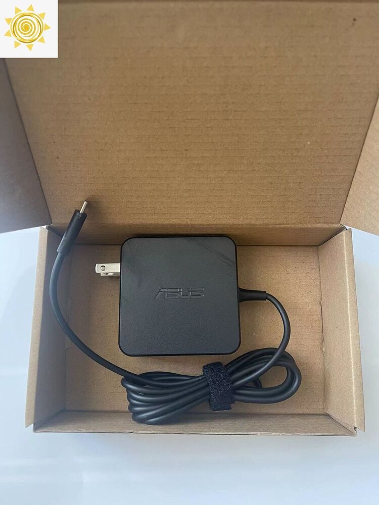 ASUS 65W Type-C USB-C AC Adapter Charger for ZenBook, Chromebook, and Transformer Book