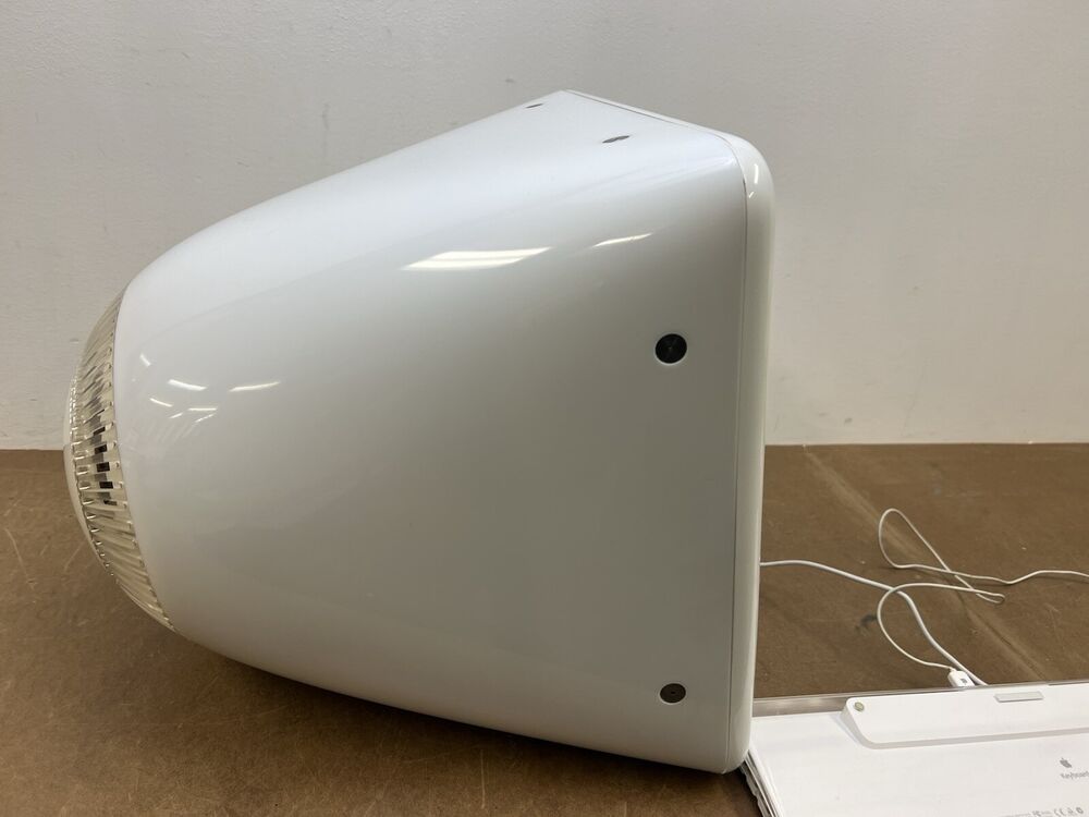 Vintage Apple eMac A1002 All-in-One Power PC with Keyboard & Mouse - Fully Functional Computer