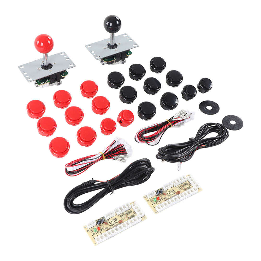 2 Player Game DIY Kit With USB Computer Joystick Circuit Board