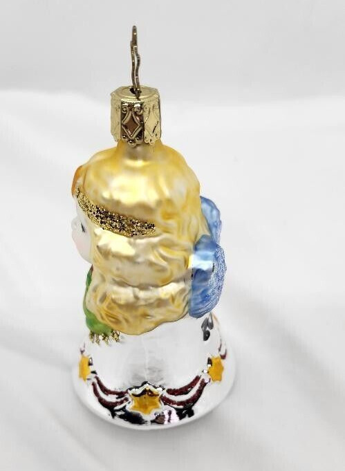 OWC Inge Glas Girl Bell Ornament - 2003 Golden Glow Convention