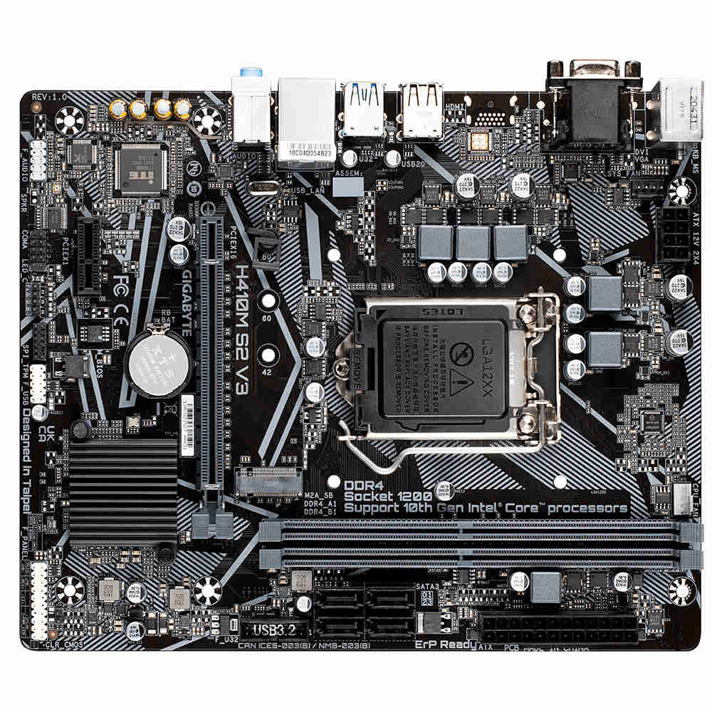 GA-H410M-S2 V2/V3 Gigabyte Motherboard for 10th Gen Intel Processors