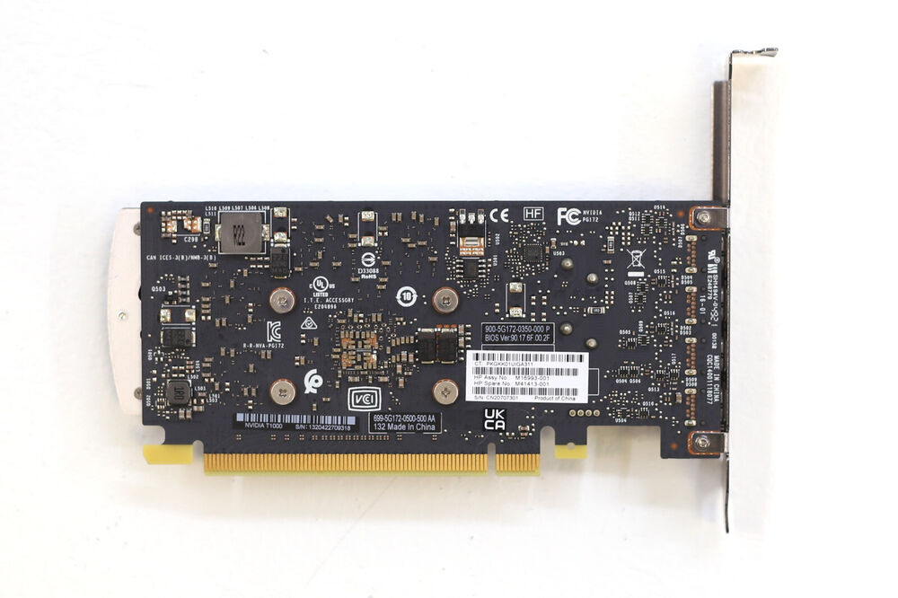 HP NVIDIA Quadro T1000 4GB GDDR6 PCIe Graphics Card