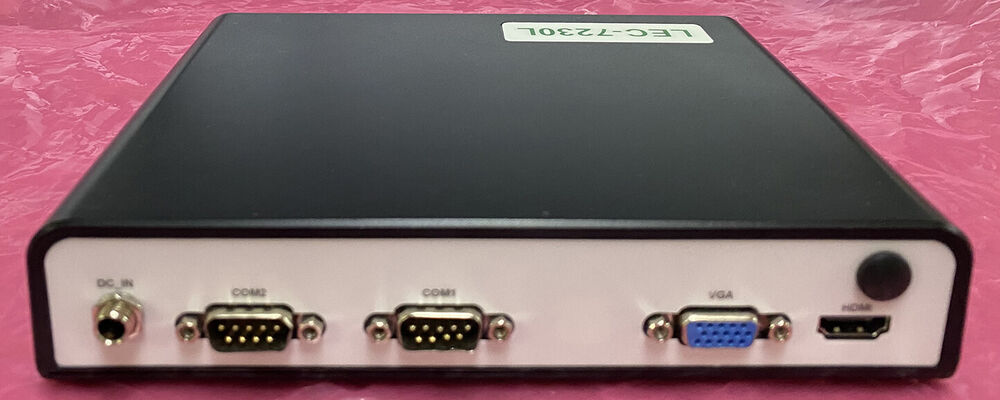 Lanner Fanless Computer Intel J1900 8GB 180GB SSD LEC-7230L-J11A Desktop