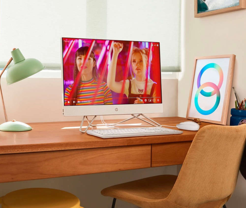 HP 23.8" Full HD Touch-Screen All-in-One Computer - Intel Core i3 - 8GB Memory - 512GB SSD