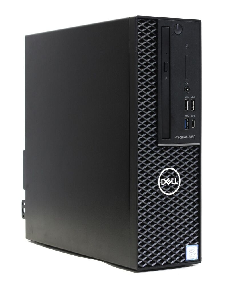 Dell Precision 3430 SFF Desktop with Intel i7-8700, 16GB RAM, 500GB SSD, USB-C, Windows 11 Pro