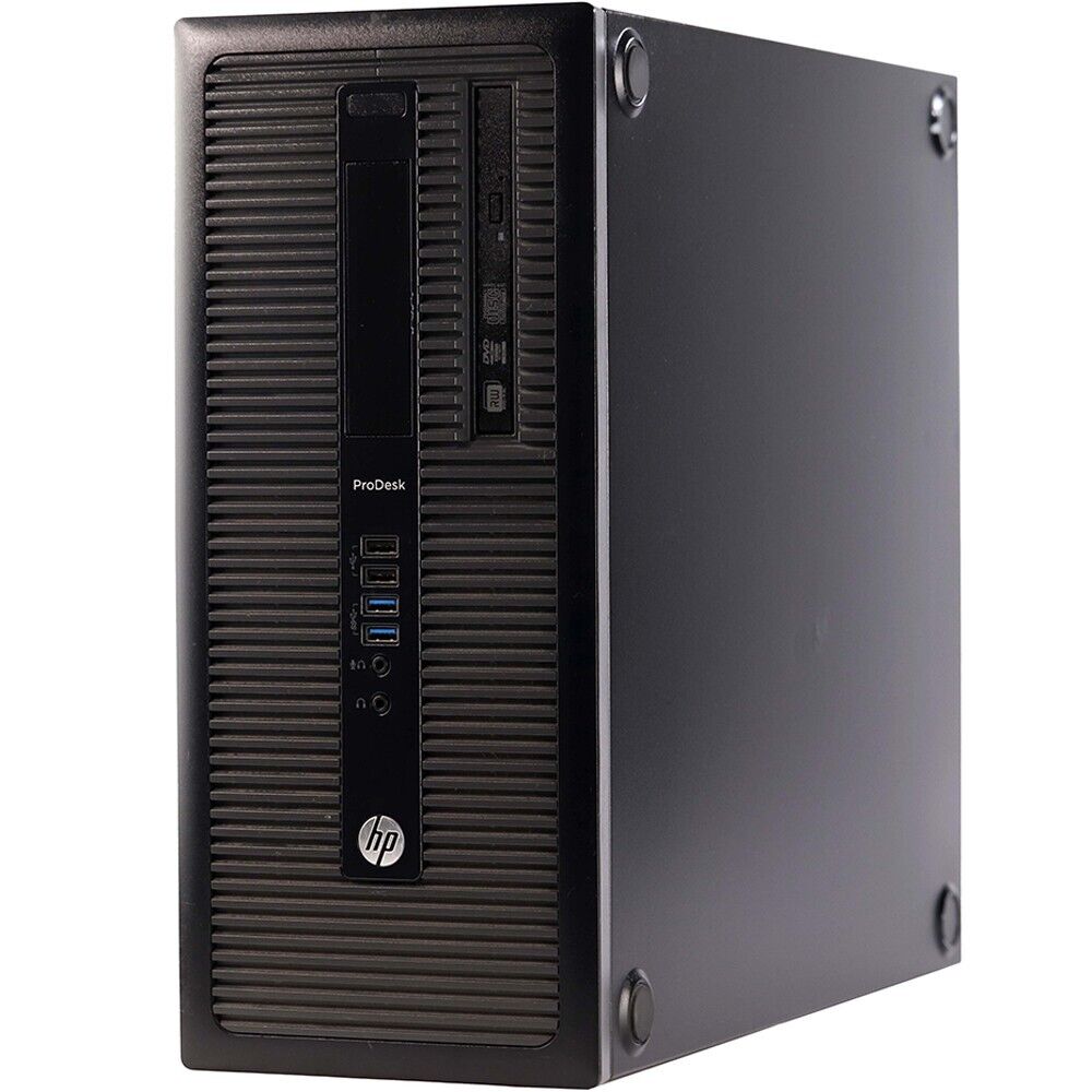 HP Desktop Computer Tower Core i5 4th Gen. 8GB RAM 128GB SSD Windows 10 Pro WiFi