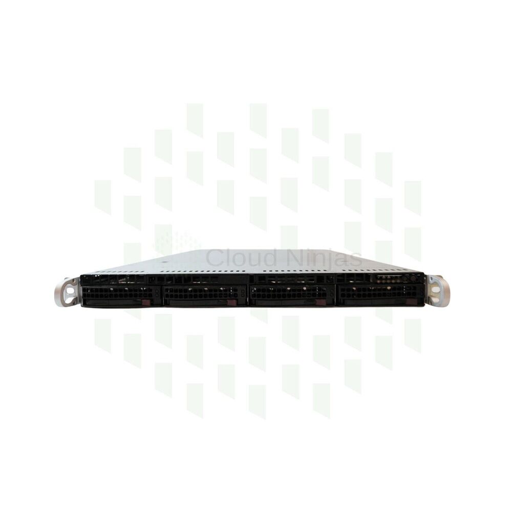 Supermicro CSE-815-X10SLM+-LN4F 4 Bay Server with 2x Intel Xeon E3-1240V2 and 32GB DDR3