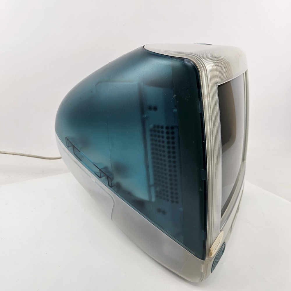 1998 Apple iMac G3 Bondi Blue Teal iMac Computer (No Mouse Keyboard)