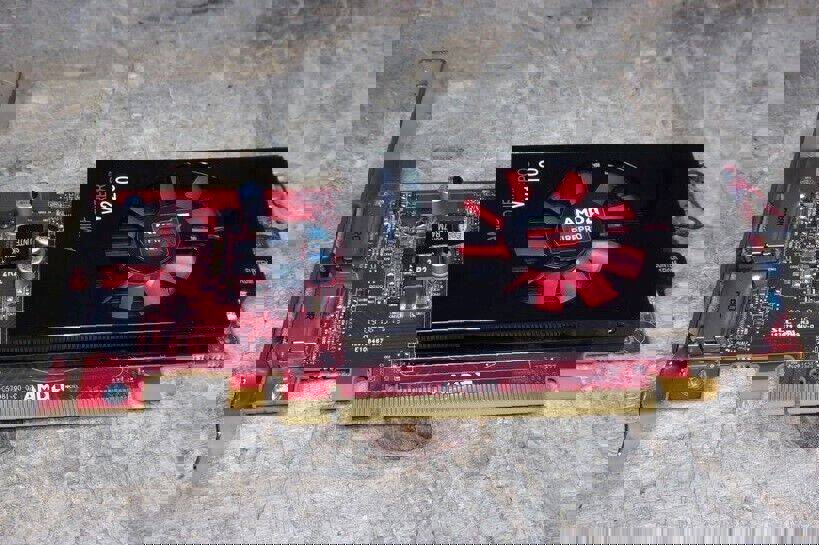 AMD Firepro W2100 102C5790300 Graphics Card 2GB PCIe with 2 Display-Port