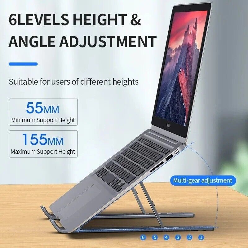 3-Color Portable Adjustable Aluminum Alloy Laptop Stand