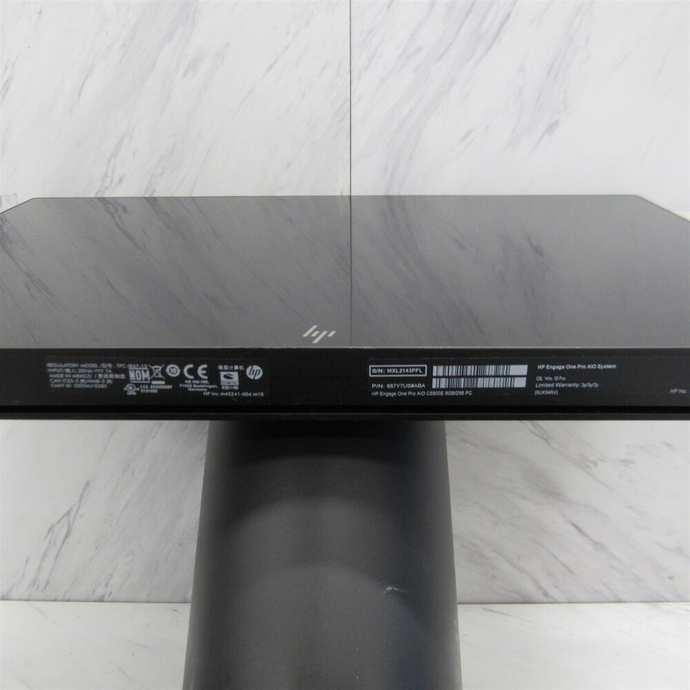 HP Engage One Pro 15.6 Touchscreen Retail Computer G5900E 8GB WIFI 256GB W10P