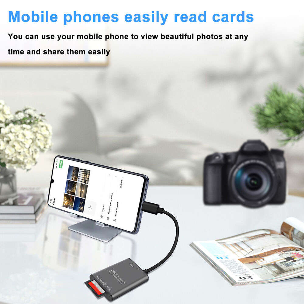 USB C to SD Card Reader Writer OTG Adapter USB 3.0 Micro SD Memory Card Reader