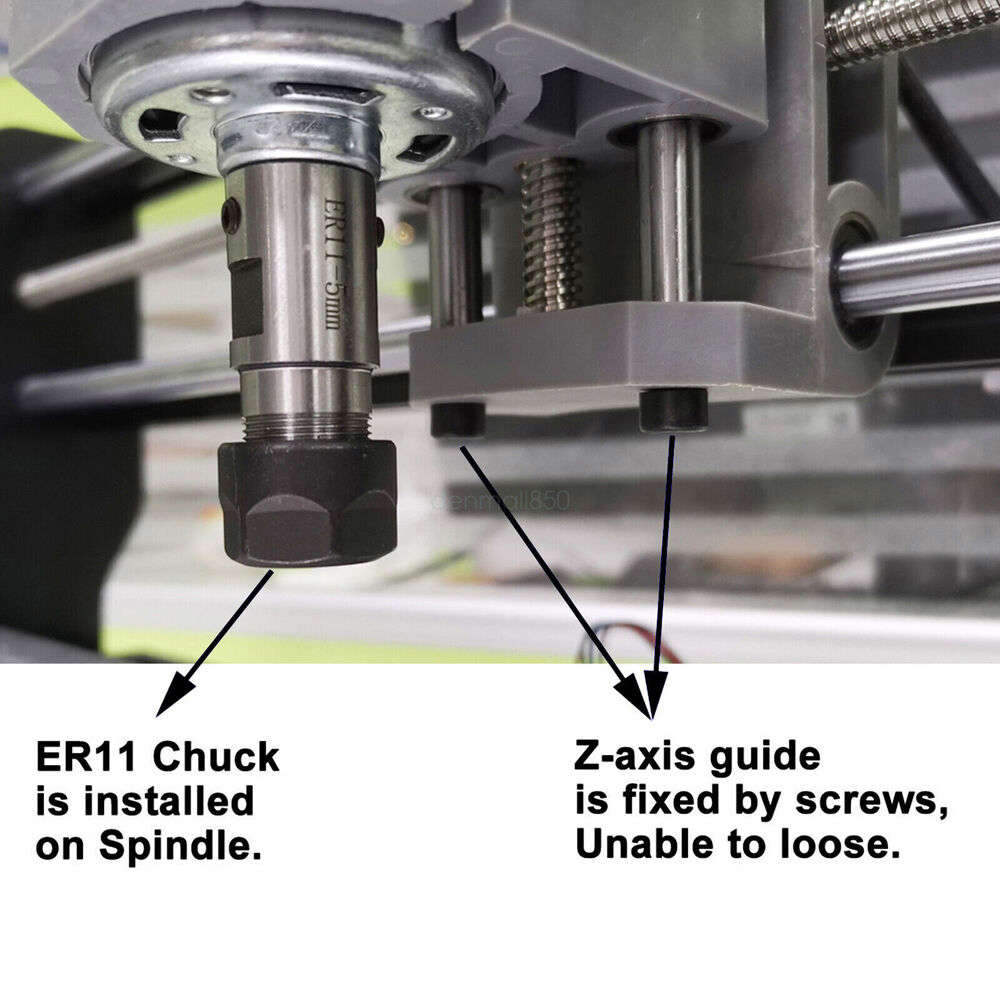 Mini CNC 3018-SE V2 Router Machine Engraver with Transparent Enclosure and Spindle